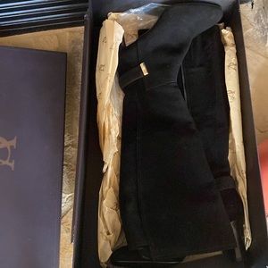 VCS Signature by Vince Camuto, black Italian suede boots